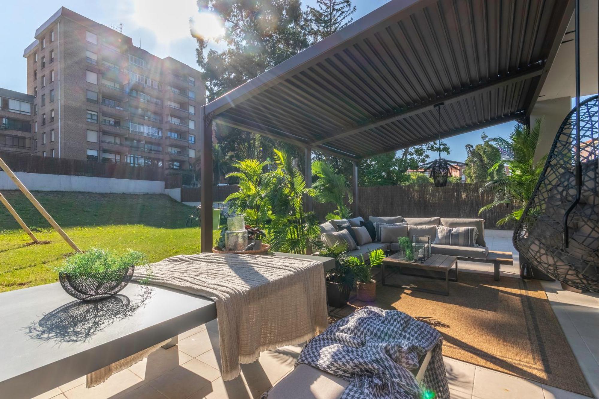 Akomodat En Precioso Y Moderno Con Jardin Y Parking Getxo Zewnętrze zdjęcie